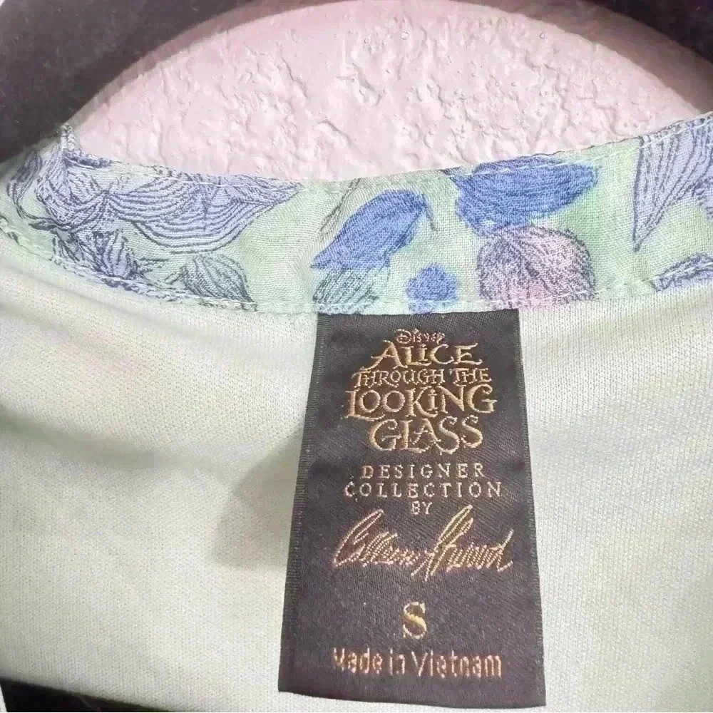 Disney Alice Through The Looking Glass Designer Floral Maxi Dress - Size S - Picture 6 of 6